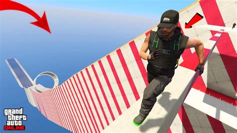 GTA 5 MEGA RAMPE AVEC UN PARKOUR WTF YouTube