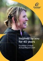 cochlear limited annualreportscom