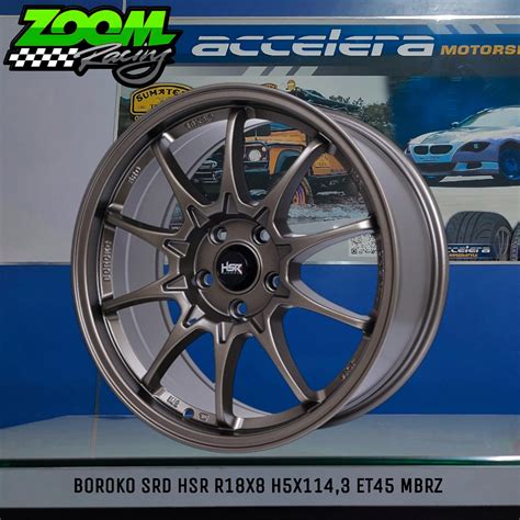 Jual Pelek Racing Ce Velg Mobil Hsr Srd R X Et Pcd X Honda