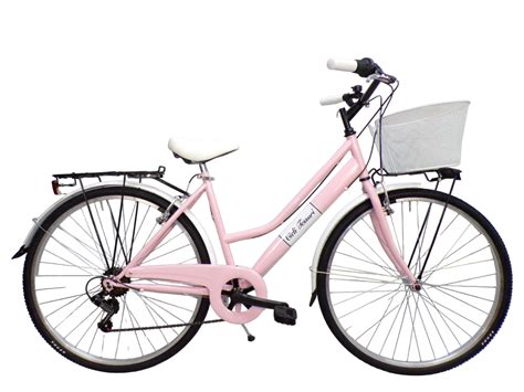 Bicicletta Donna Bici Da Passeggio City Bike 28 Trekking Cambio 6v