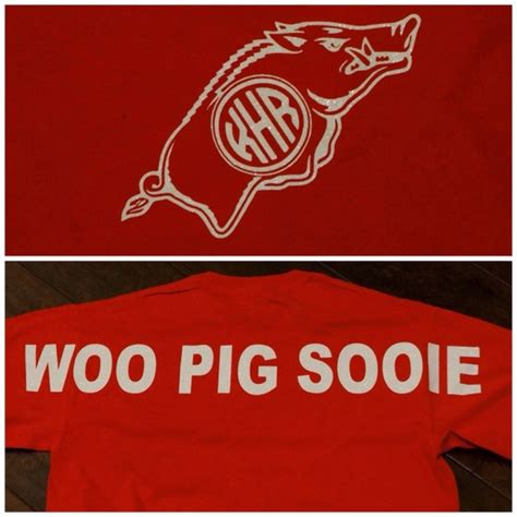 Items Similar To Woo Pig Sooie Arkansas Razorbacks Go Hogs Officially