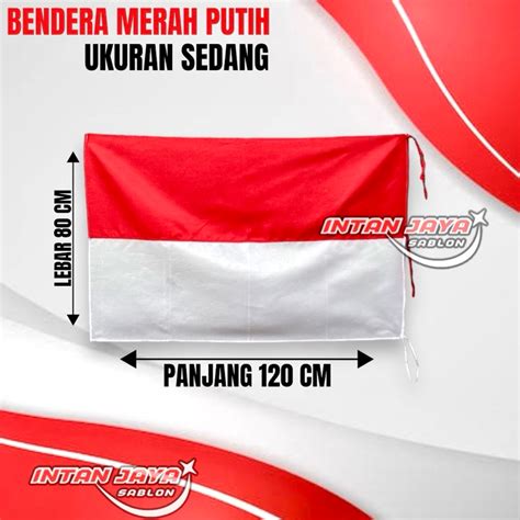 Jual BENDERA MERAH PUTIH UKURAN SEDANG 1 KODI 20 PCS Shopee Indonesia