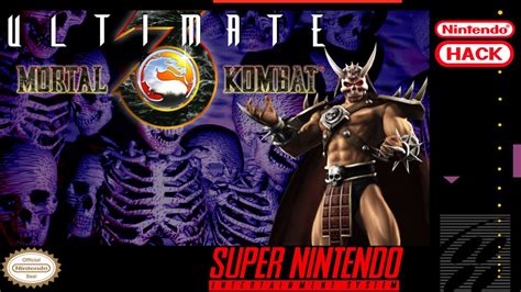 Snes Hack Ultimate Mortal Kombat 3 Shao Kahn Youtube