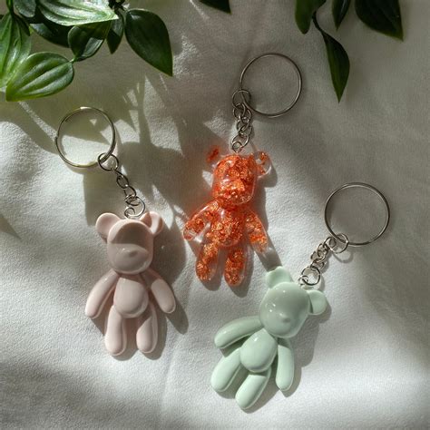 Porte Cl S Ours En R Sine Personnalis Porte Cl S En R Sine Etsy