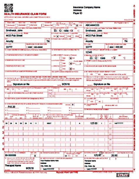 Claim Form Part B Filled Sample How Will Claim Form Part B Filled