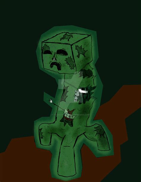 Damaged Creeper by ItsGothLilith on DeviantArt