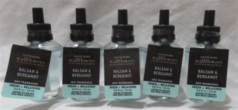 White Barn Bath Body Works Wallflower Refill Bulb Lot Set 5 BALSAM