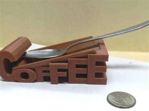 Coffee Spoon Holder Free D Model D Printable Cgtrader