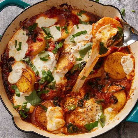 Caprese Chicken Polenta Bake Trending Recipes With Videos