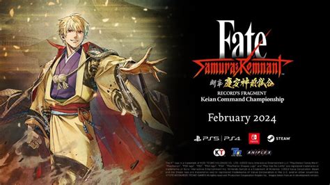 Fate Samurai Remnant Dlc Vol Teaser Trailer Released Gamers Heroes