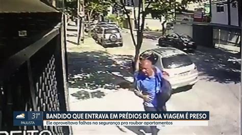 Vídeo Homem de 61 anos é preso por roubar apartamentos na Zona Sul do