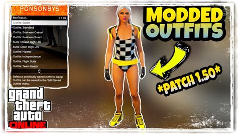 Gta Online Fully Checkboard Female Modded Outfit Gta Clothing