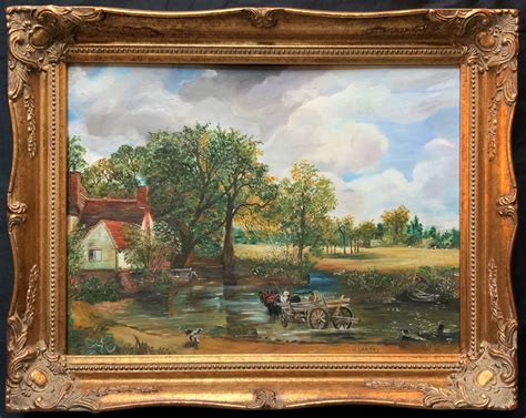 Aft John Constable 1776 1837 The Hay Wain ORIGINAL OIL ON CANVAS