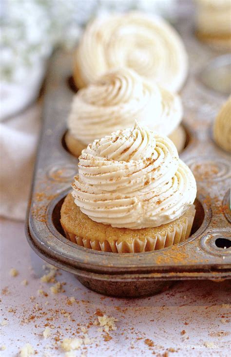 Brown Sugar Cupcakes With Brown Sugar Frosting Two Sugar Bugs