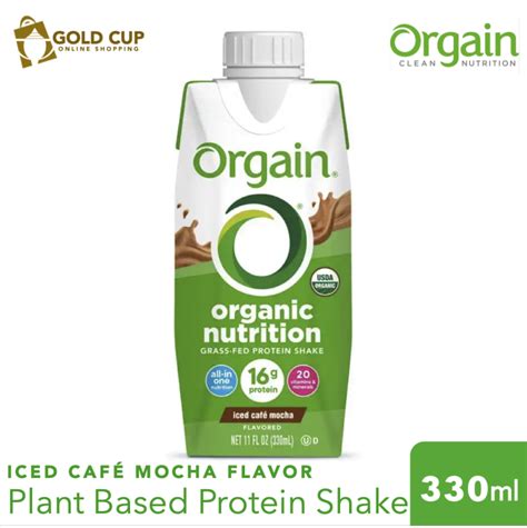 Orgain Organic Nutritional Shake Iced Cafe Mocha 330ml Lazada Ph