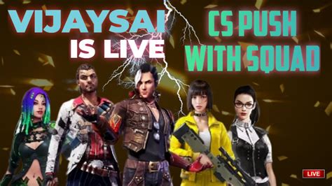 Free Fire Telugu Live VIJAYSAI Is Live Telugu Gaming Live Freefire