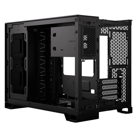 Buy Corsair 2500d Airflow Mid Tower Dual Chamber Case Black Cc 9011263 Ww Pc Case Gear Australia