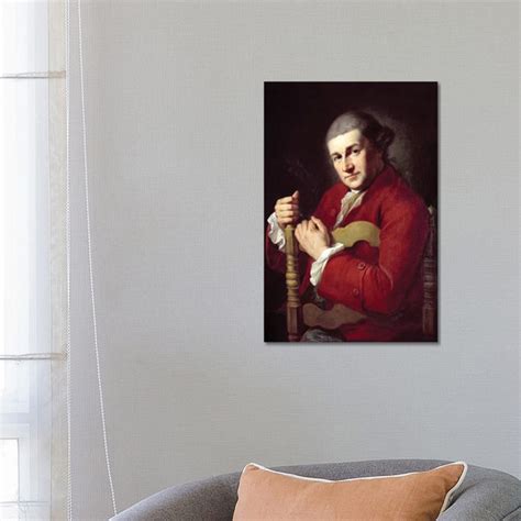 Rosalind Wheeler David Garrick By Angelica Kauffmann Wrapped Canvas