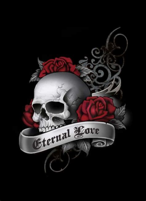 Skulls And Hearts And Roses