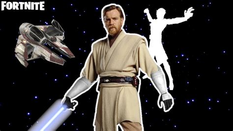 NEW FORTNITE X STAR WARS OBI WAN KENOBI SKIN REVEALED YouTube