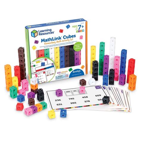 Mathlink Cubes Elementary Math Activity Set By Learning Resources