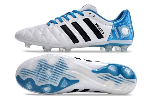 Adidas Adipure 11Pro Toni Kroos TK Editon FG White Black Blue