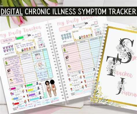 PRINTABLE Chronic Illness Tracking Journal Symptom Tracker For