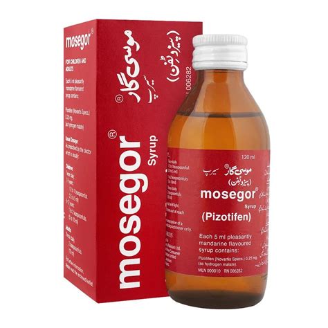 Novartis Pharmaceuticals Mosegor Syrup Ml