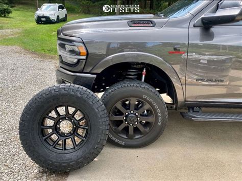 2020 Ram 2500 With 18x9 18 Raceline Gauge And 35125r18 Cooper