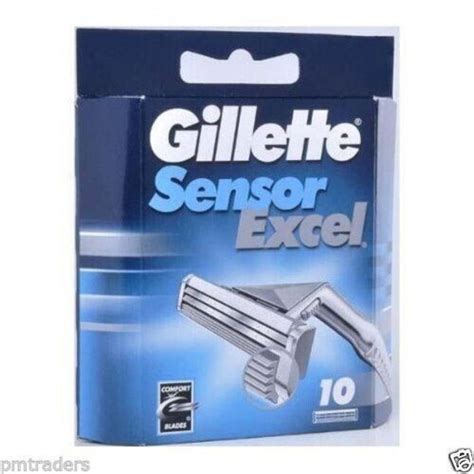 Gillette Sensor Excel Razor Blades 10 Pack Ebay