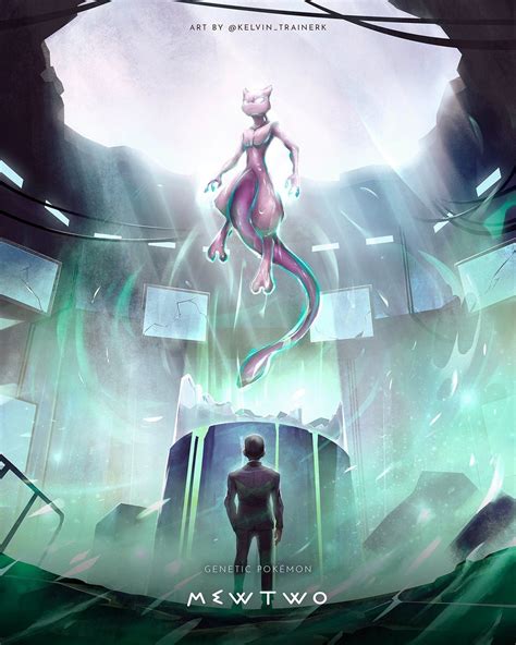 Mewtwo By Kelvin Trainerk Pokemon Rayquaza Pokemon Dragon Pokemon