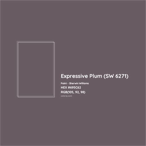 Sherwin Williams Expressive Plum SW 6271 Paint Color Codes Similar