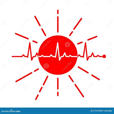 Heartbeat Normal Ecg Graph Stock Photo Cartoondealer