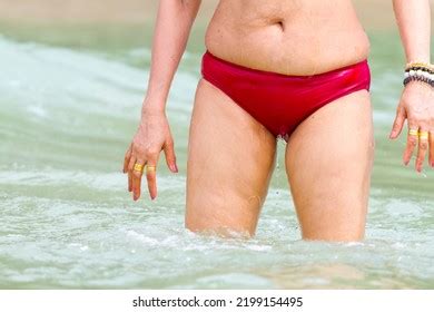 Woman Red Bikini Sexy On Beach Stock Photo 2215286025 Shutterstock