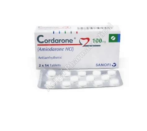 Amiodarone Hydrochloride Tablet At ₹ 280box Amiodarone Hydrochloride