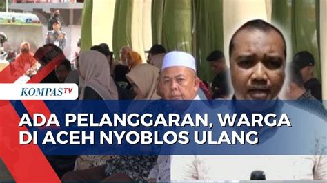 Ada Pelanggaran Suara Dpr Tps Gampong Keuramat Aceh Nyoblos Ulang