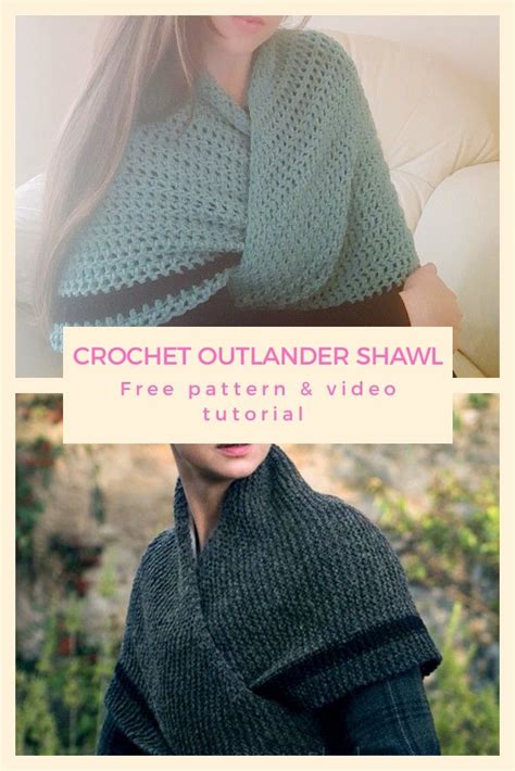 Crochet The Outlander Shawl Free Pattern And Video Tutorial Crochet