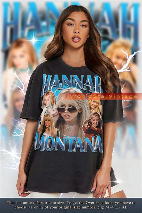 Hannah Montana Vintage Shirt Hannah Montana Homage Tshirt Hannah