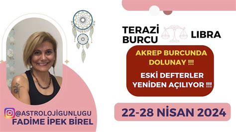 TERAZİ BURCU 22 28 NİSAN 2024 HAFTALIK BURÇ YORUMLARI YouTube