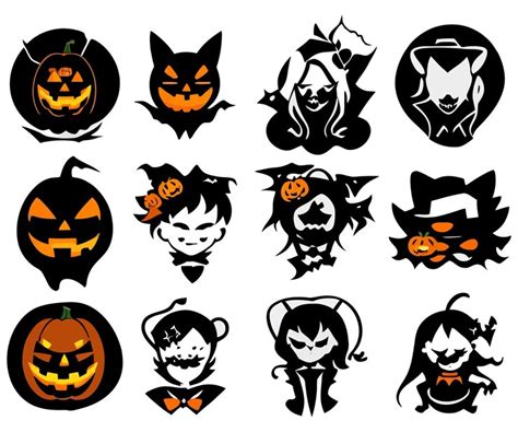 Premium Vector Halloween Element Vector Collection Set Hand Drawn Style