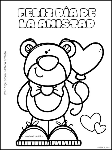 BONITOS CARTELES PARA COLOREAR DÍA DEL AMOR Y LA AMISTAD 2020 10