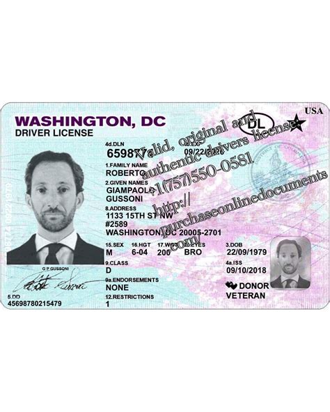 Washington Dc Drivers License Drivers License Passport Online Driver’s License