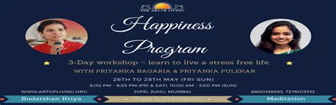 Art of Living Yoga, Sudarshan Kriya, Meditation - Mumbai | MeraEvents.com