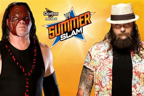 Wwe Summerslam Match Card Bray Wyatt Vs Kane Official Cageside Hot