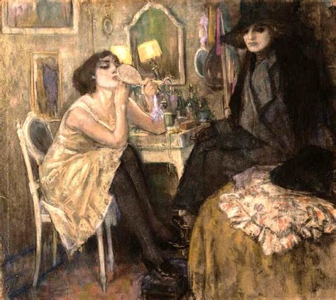 Woman At Her Toilette Painting Leo Gestel Oil Paintings