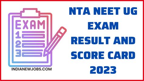 NTA NEET UG Result 2023 And Score Card Best Link