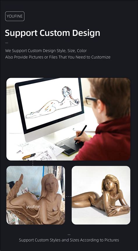 Custom Life Size Bronze Nude Girl Sculpture For Home Decor