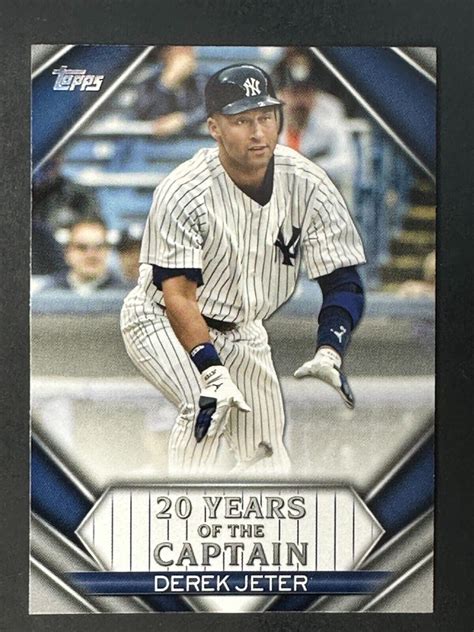 Derek Jeter 2020 Topps Update 20 Years Of The Captain Insert YOC 06 EBay