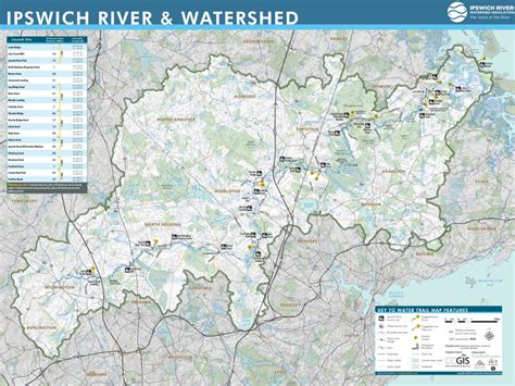 Ipswich River Water Trail Map by Ipswich River Watershed Association ...