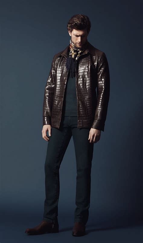 Alligator Jacket Crocodile Leather Jacket For Men Mens Outfits Alligator Jacket Mens